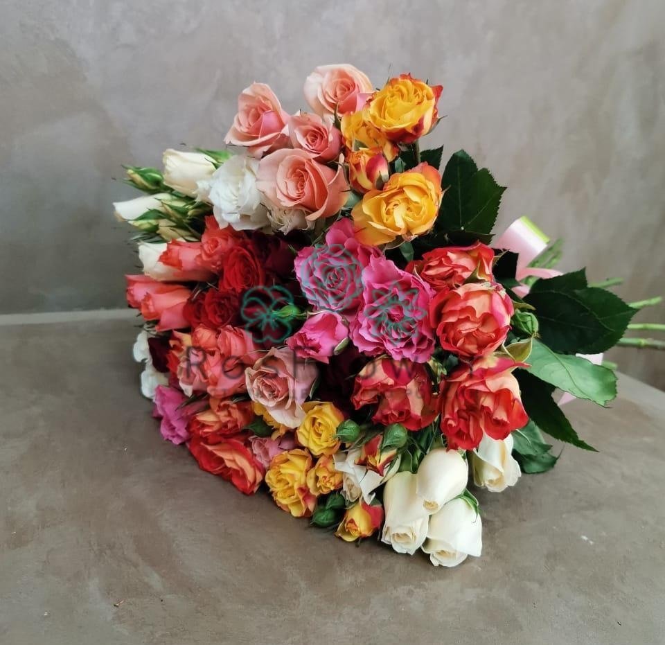 Букет цветов из: Розы в Первое Мая