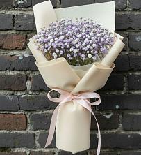 Букет цветов из:  Гипсофила в Первое Мая
