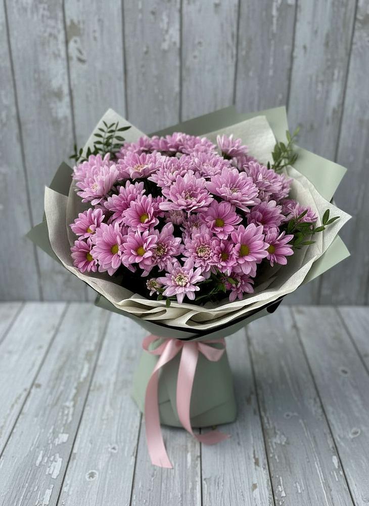 Букет цветов из: Хризантемы в Первое Мая