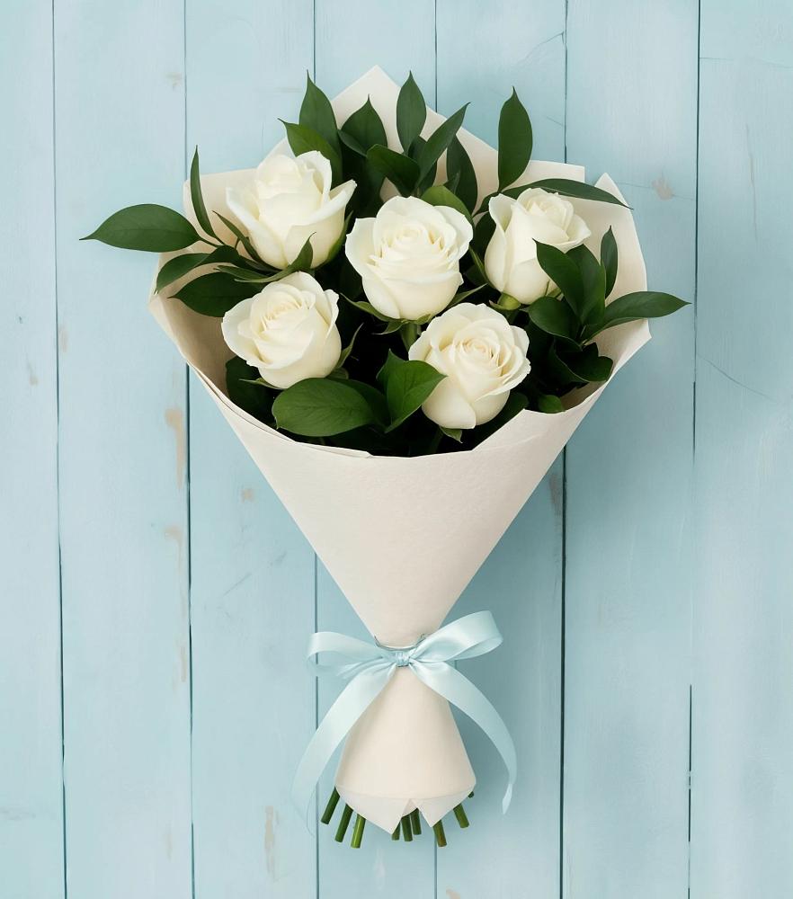 Букет цветов из: Розы в Первое Мая