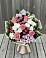 Букет цветов из: Альстромерии, Гвоздики, Розы и Хризантемы в Первое Мая