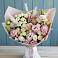 Букет цветов из: Альстромерии и Розы в Первое Мая