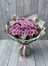 Букет цветов из:  Хризантемы в Первое Мая