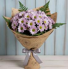 Букет цветов из:  Хризантемы #REPLACE_PRED# Первое Мая