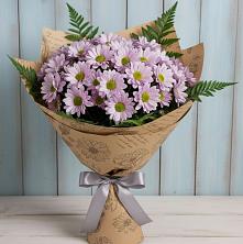 Букет цветов из:  Хризантемы в Первое Мая