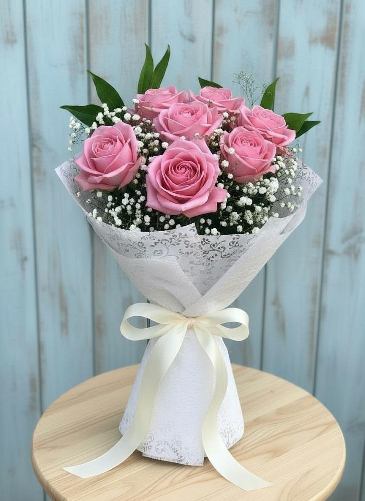 Букет цветов из: Розы в Первое Мая