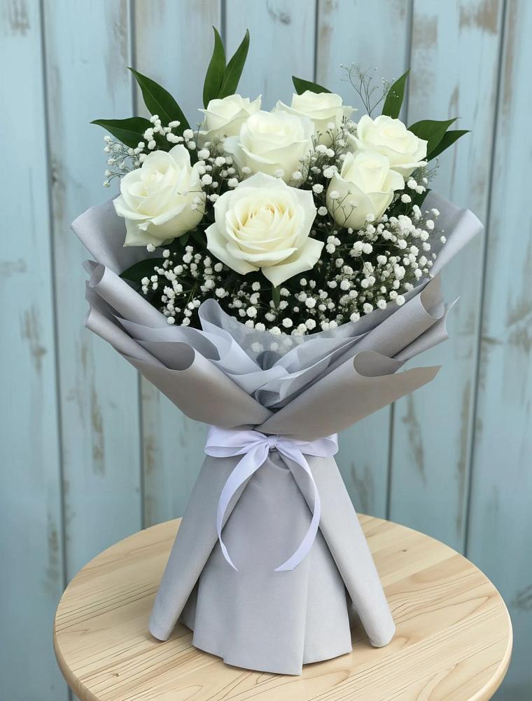 Букет цветов из: Розы в Первое Мая