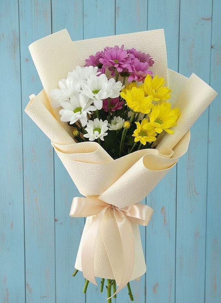 Букет цветов из: Хризантемы в Первое Мая