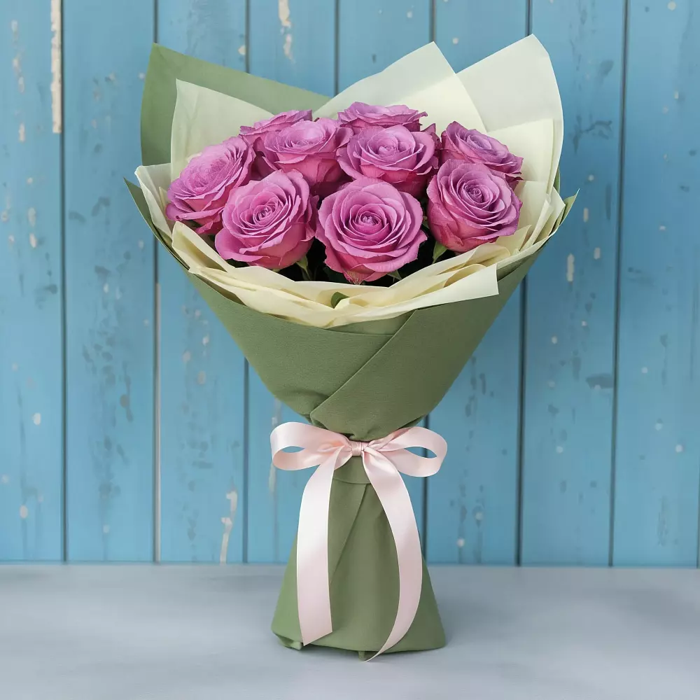 Букет Розы Фёрст Леди в Первое Мая