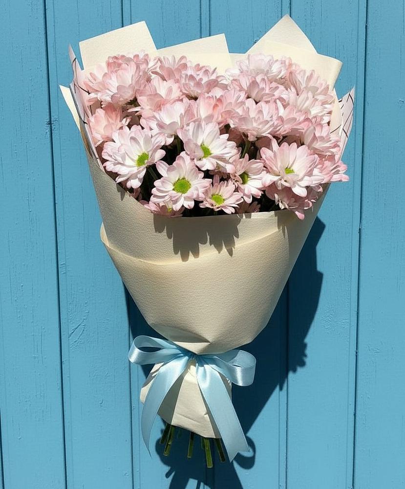 Букет цветов из: Хризантемы в Первое Мая