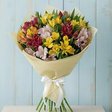 Букет цветов из:  Альстромерии #REPLACE_PRED# Первое Мая